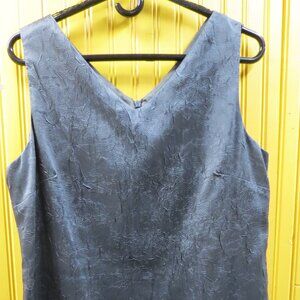 Vintage Virgo II Size 12 Sleeveless V-Neck Dress made USA